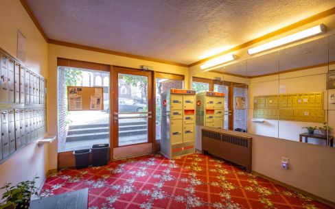 The Grovenor - Front Lobby of 27-Suite Multifamily Rental apartment building in Vancouver&rsquo;s West End
