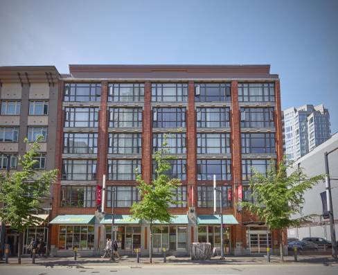 Downtown Vancouver apartment building with frontage on Granville Street